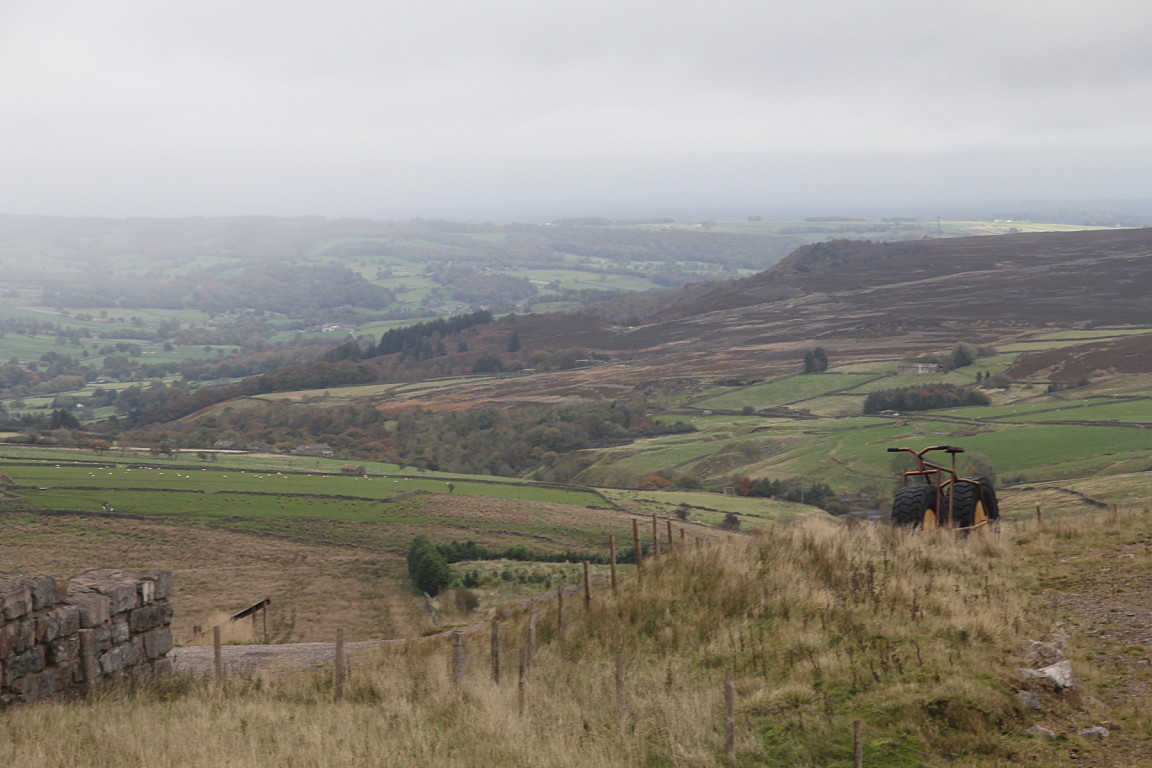 Giant Bike and Nidderdale, Viewed from The Coldstones Cut